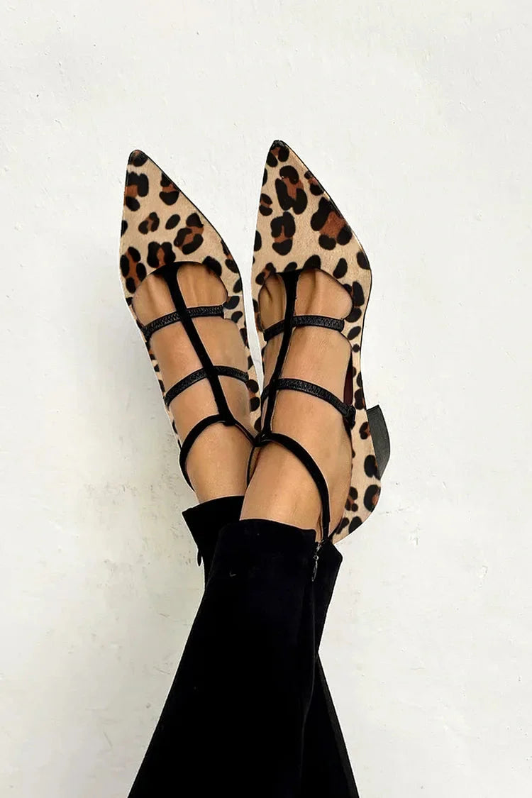 Giada™ | Zapato de tacón Spitzer con tiras cruzadas