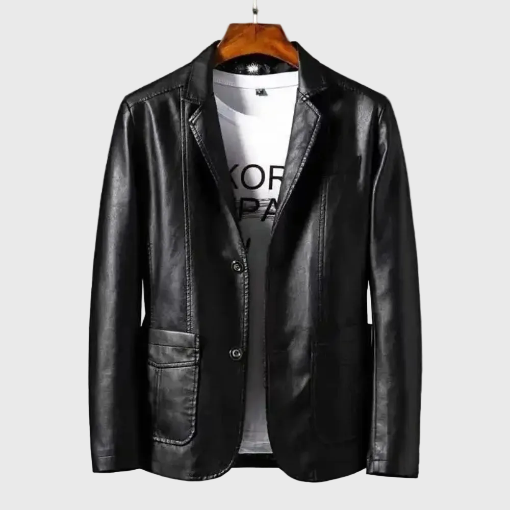 Chaqueta de cuero Premium