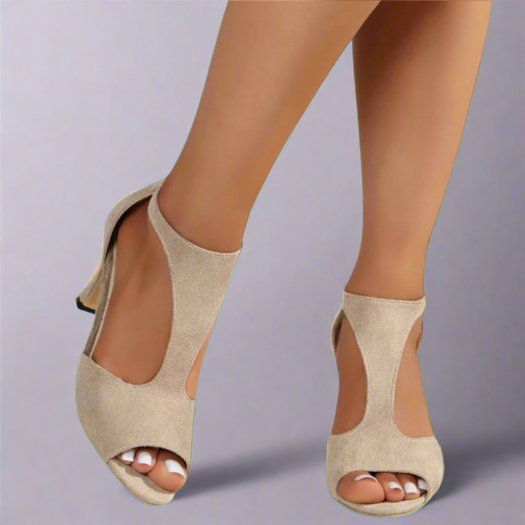 Débora | Elegantes sandalias con punta abierta