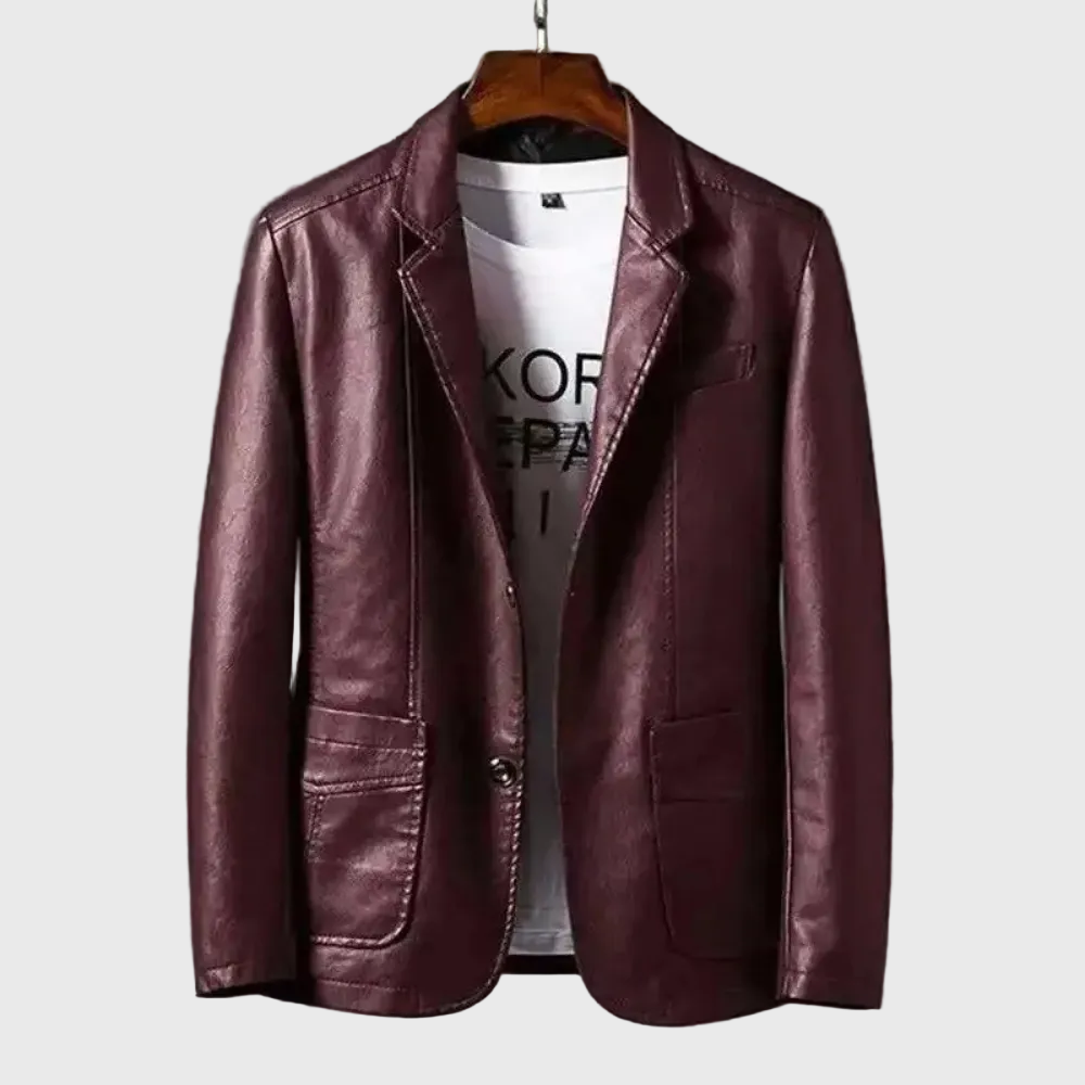 Chaqueta de cuero Premium