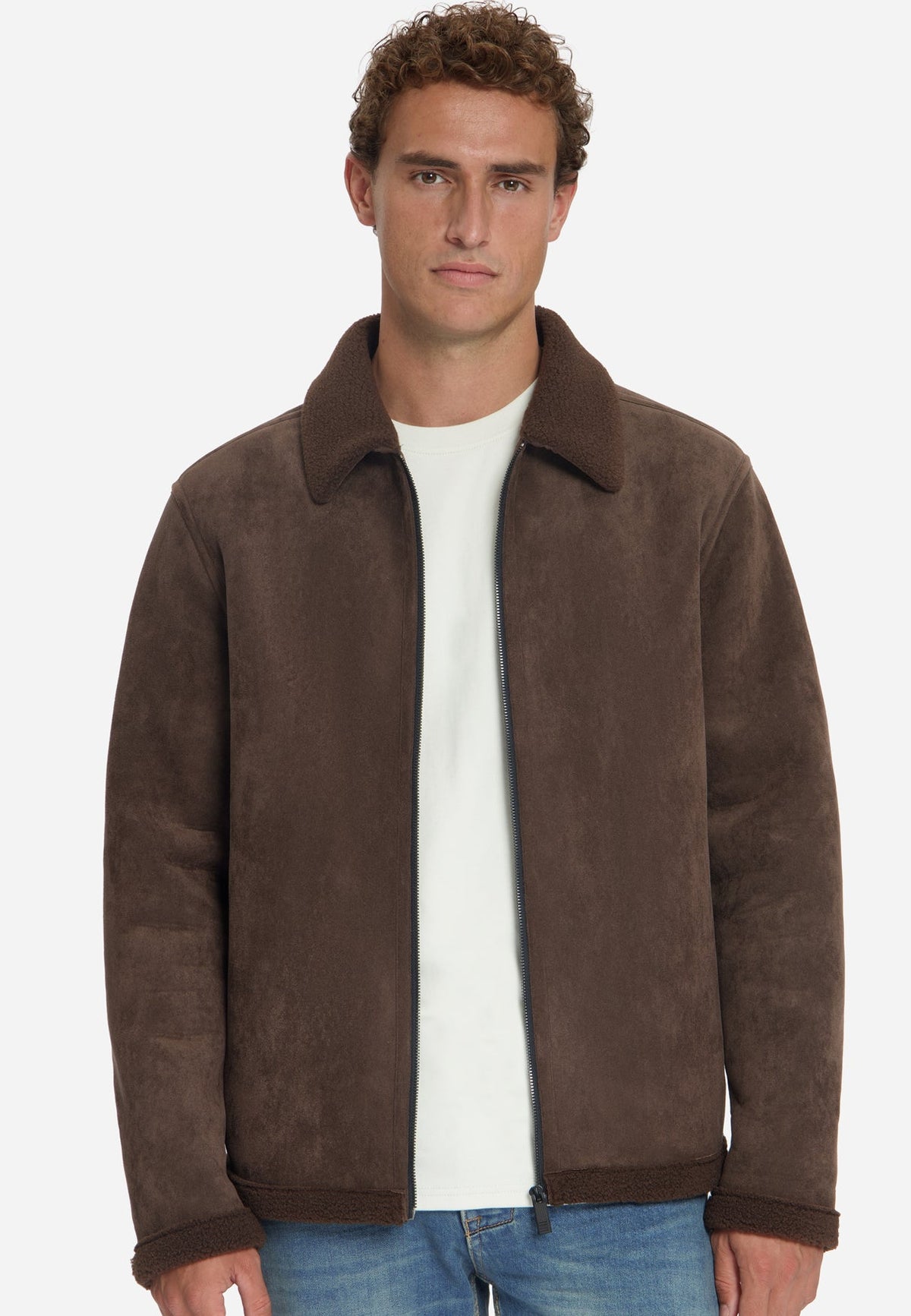 Chaqueta Verona Ante | Marrón Oscuro