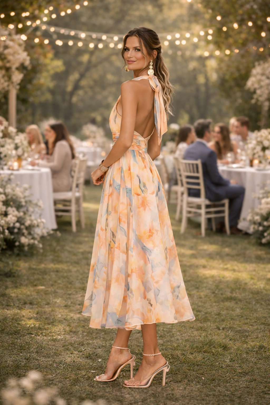 Esther™ | Vestido con Estampado de Acuarela