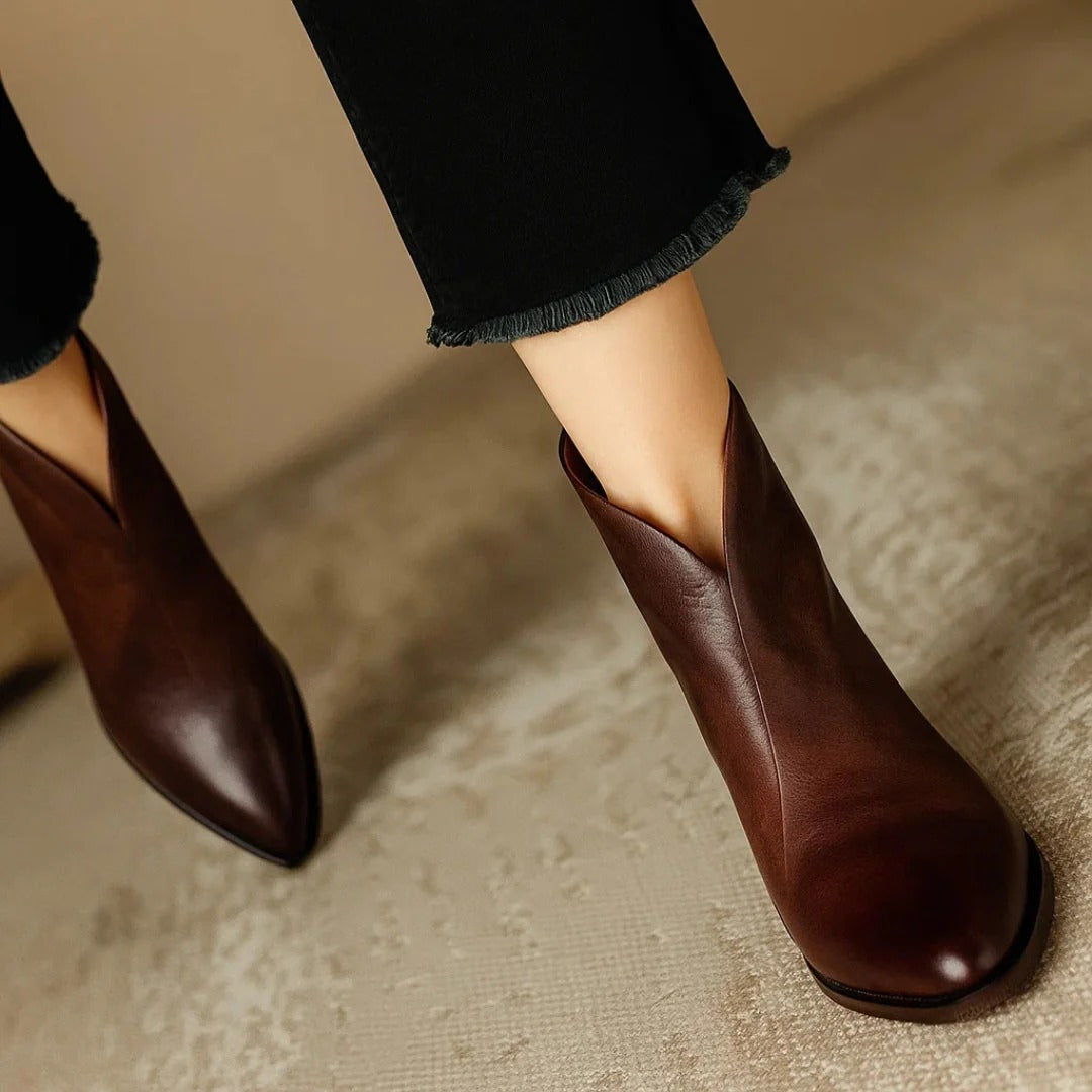 Viela®⏐ Botines Ortopédicos de Piel ⏐ Edición Premium