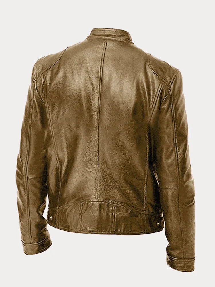 Chaqueta de cuero signature