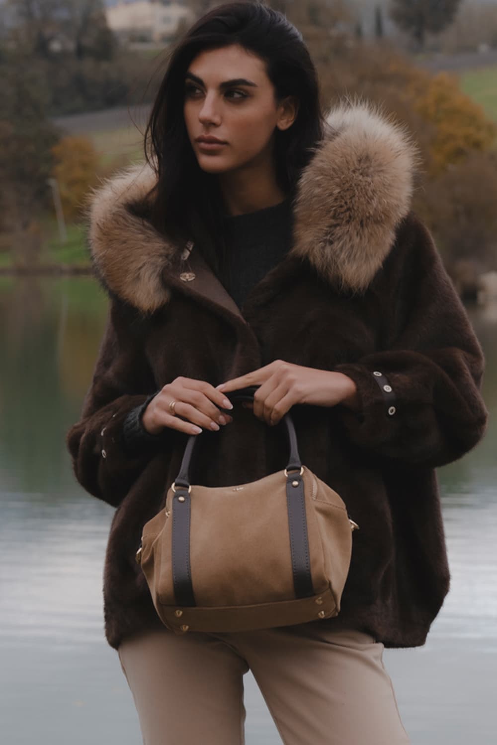 Bolso Divina | Ante Taupe