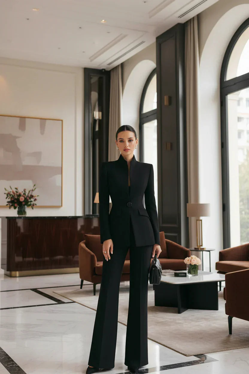 GIA | Completo blazer e pantaloni palazzo