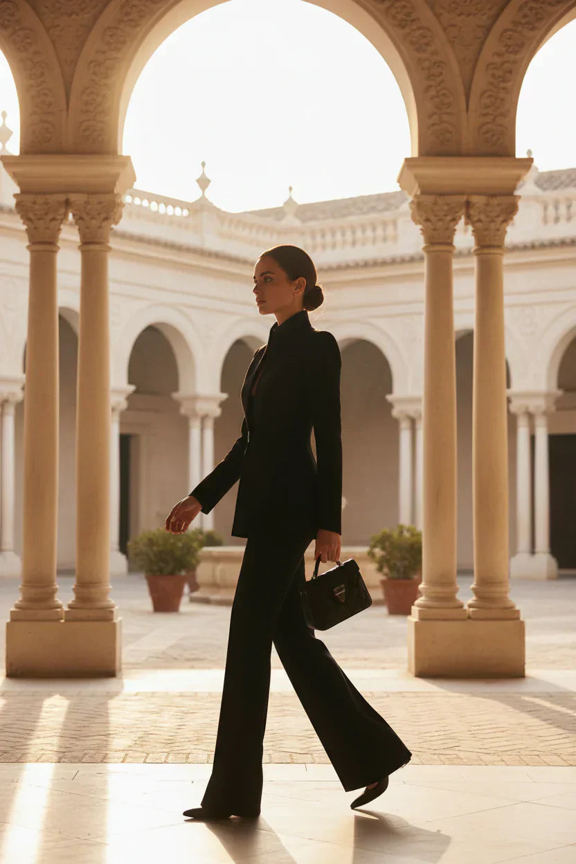 GIA | Completo blazer e pantaloni palazzo